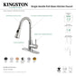 KINGSTON BRASS LS872XDL-P CONCORD SINGLE-HANDLE 1-HOLE DECK MOUNTED PULL-DOWN SPRAYER KITCHEN FAUCET