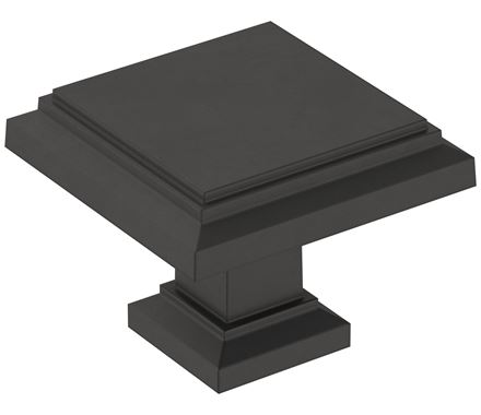 Appoint knob in matte black by amerock