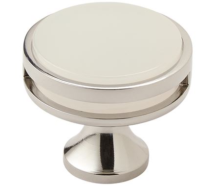 Amerock (Pack of 10)-OBERON 1-3/8in(35mm) Diameter Knob - RTA kitchen and Bath