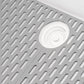 Ruvati 33-inch Granite Composite Workstation Drop-in Topmount Kitchen Sink Matte White – RVG1302WH