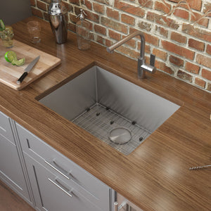Ruvati 27-inch Undermount 16 Gauge Tight Radius Stainless Steel Kitchen Sink Single Bowl – RVH7127