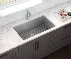 Ruvati 27-inch Undermount 16 Gauge Tight Radius Stainless Steel Kitchen Sink Single Bowl – RVH7127