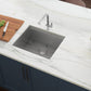 Ruvati 21" Workstation Bar Prep Sink Undermount 16 Gauge Ledge Stainless Steel Single Bowl - RVH8307