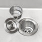 Topmount Laundry Utility Sink 25″ x 22″ x 12″ Deep 16 Gauge Stainless Steel – RVU6010