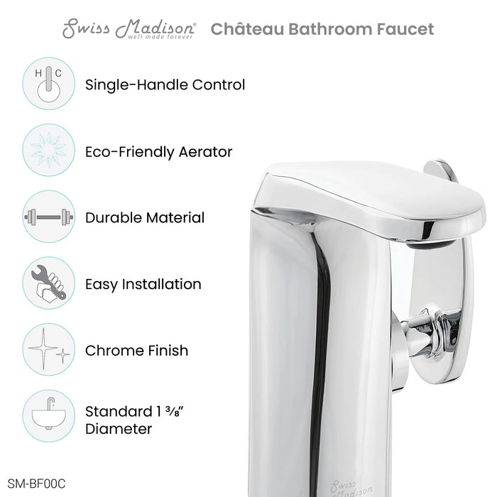 Château Single Hole, Single-Handle, Bathroom Faucet
