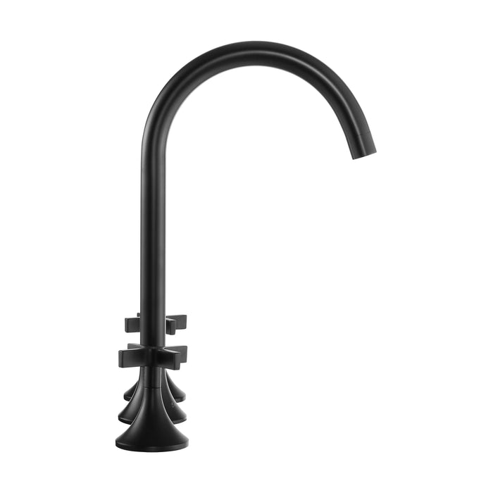 Daxton 8 in. Widespread, Cross Handle, Bathroom Faucet