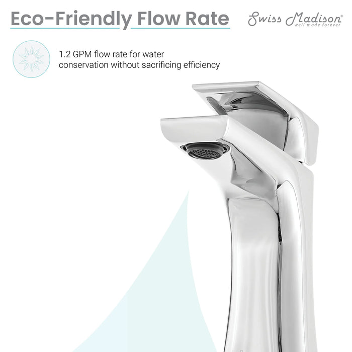 Monaco Single Hole, Single-Handle, Bathroom Faucet