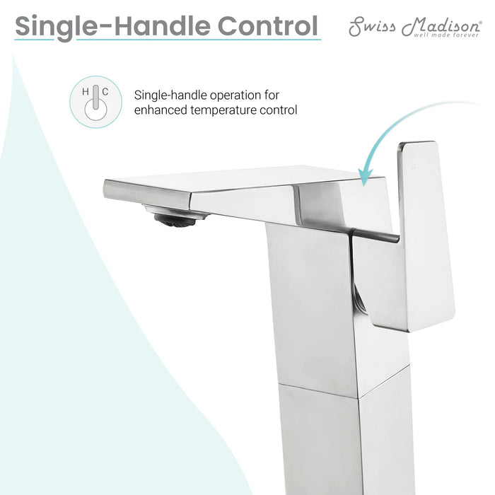 Carré 9 Single-Handle, Bathroom Faucet