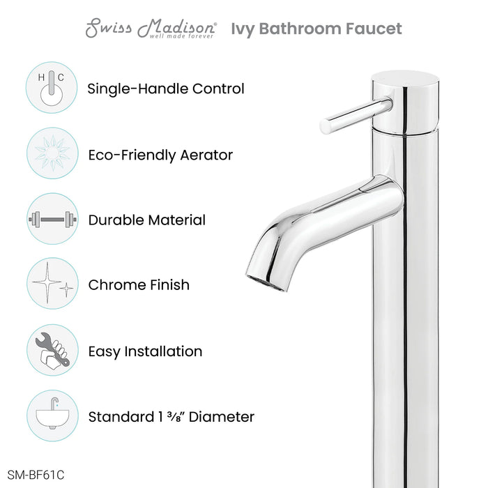 Ivy 12.5 Single-Handle, Bathroom Faucet