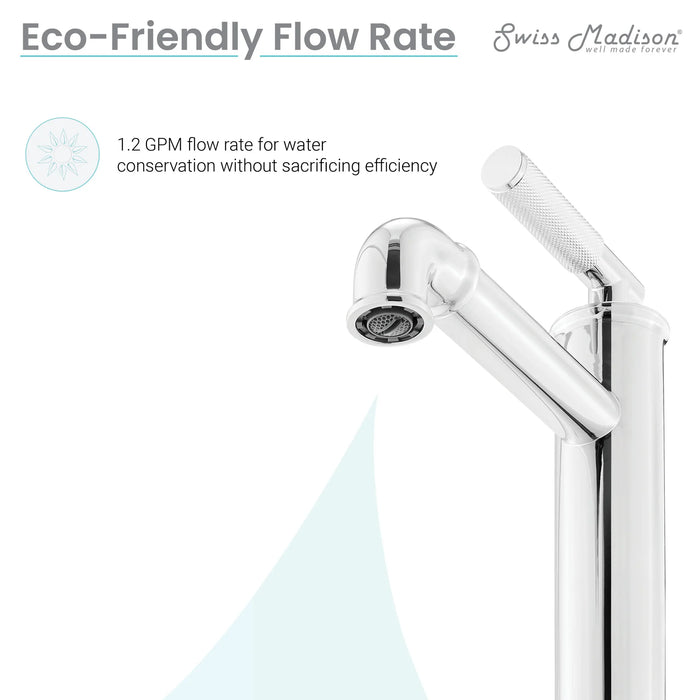 Avallon Single Hole, Single-Handle Sleek, High Arc Bathroom Faucet