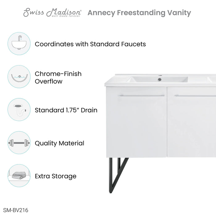 Annecy 60" Bathroom Vanity