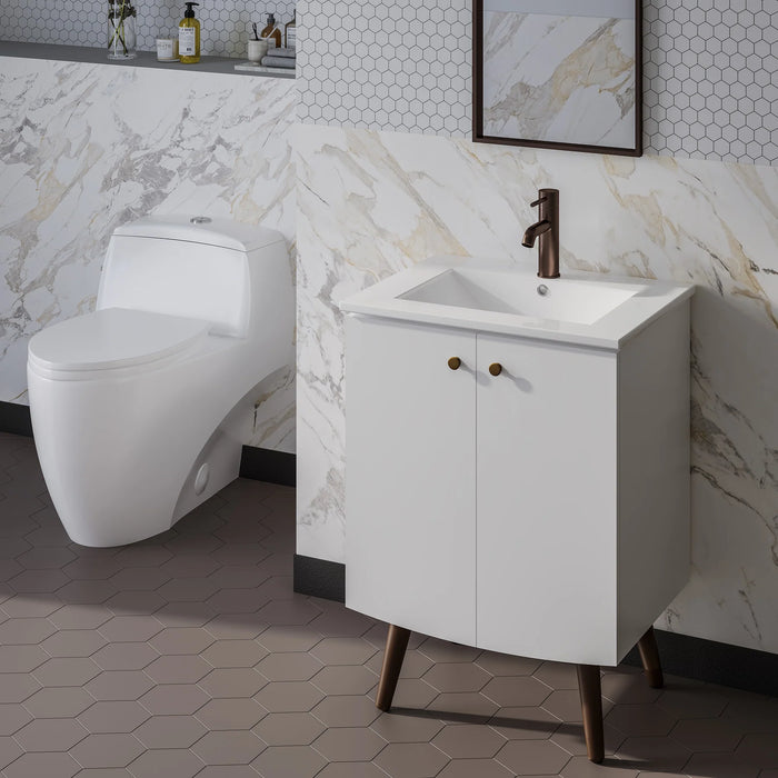 Manoir 24" Bathroom Vanity in White