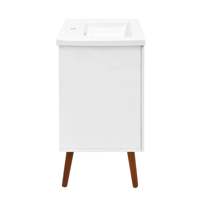 Manoir 18" Bathroom Vanity in White