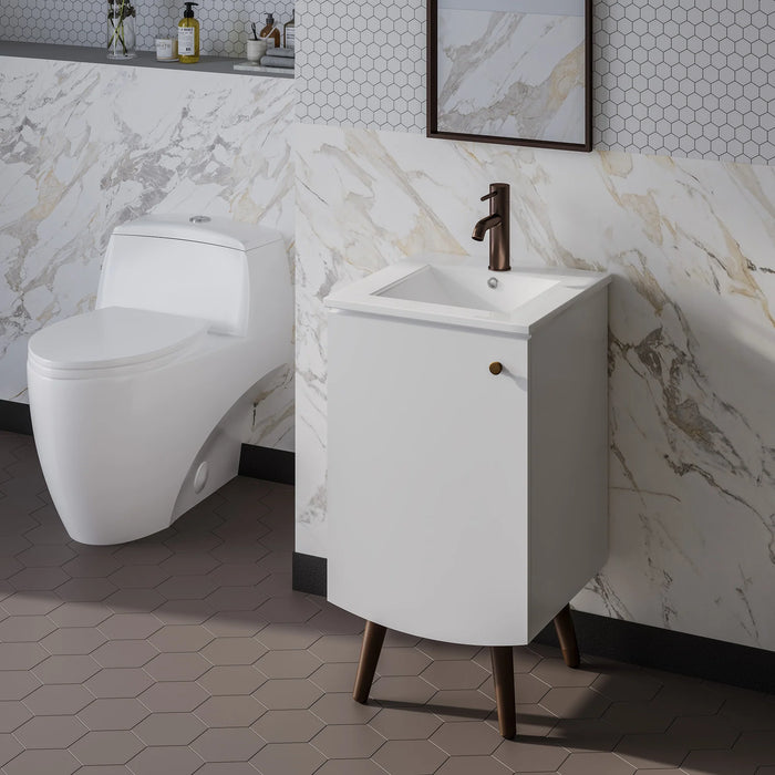 Manoir 18" Bathroom Vanity in White