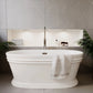 Santorini 60" Freestanding Tub Glossy White