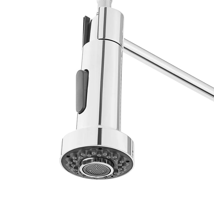 Nouvet Single Handle, Pull-Down Kitchen Faucet in Chrome