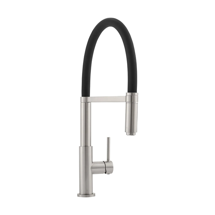 Troyes Single Handle, Pull-Down Kitchen Faucet in Brushed Nickel