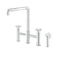 Avallon Pro Widespread Kitchen Faucet with Side Sprayer in Chrome