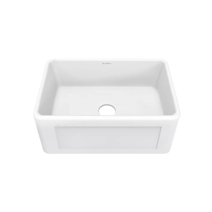 Delice 24" x 18" Ceramic Farmhouse Kitchen Sink