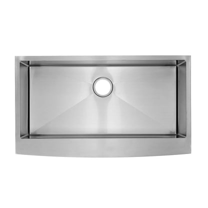 Rivage 36" x 21" Stainless Steel, Single Basin, Farmhouse Kitchen Sink with Apron