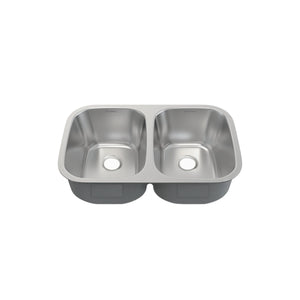 Toulouse 29 x 18 Stainless Steel, Dual Basin, Undermount Kitchen Sink