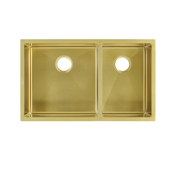 Rivage 33" x 20" Dual Basin, Undermount Kitchen Sink