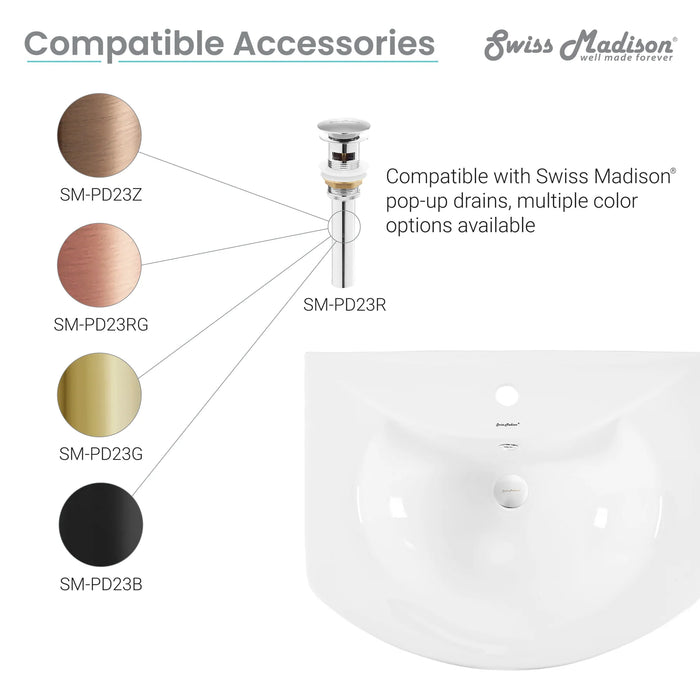 Château Two-Piece Round Pedestal Sink
