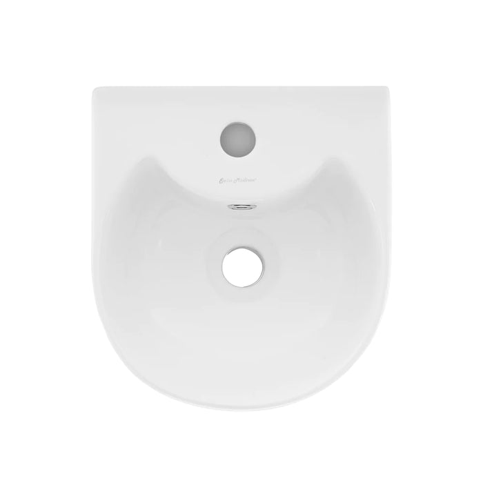 Sublime Rounded One-Piece Pedestal Sink