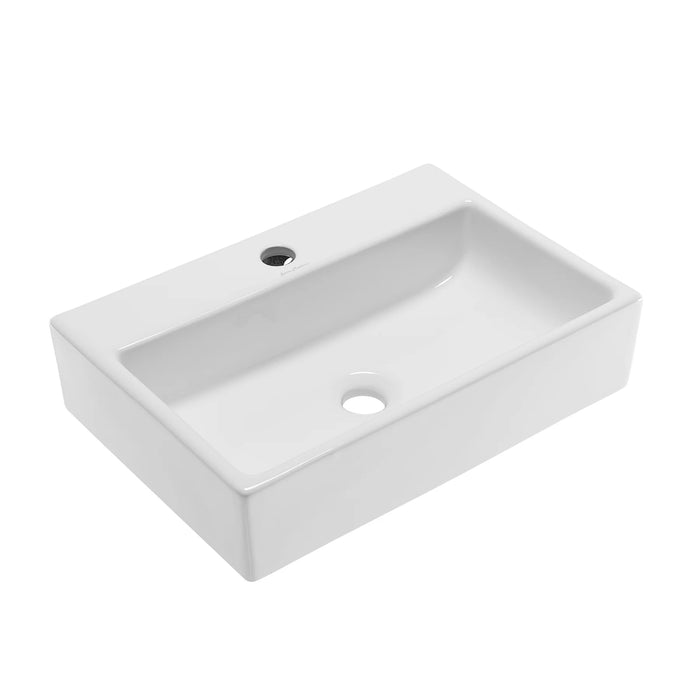 Claire 20" Rectangle Ceramic Vessel Sink