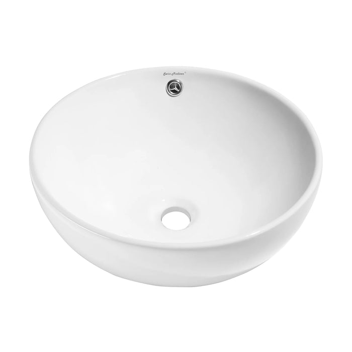Sublime 17" Round Vessel Bathroom Sink