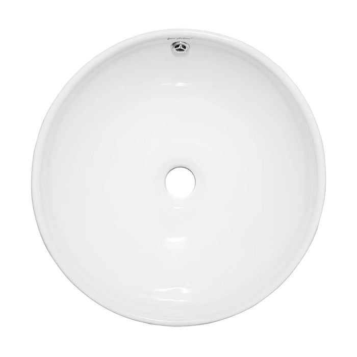 Sublime 17" Round Vessel Bathroom Sink