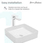 Concorde 16" Square Vessel Bathroom Sink