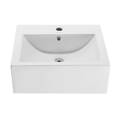 Voltaire 18" Square Wall-Mount Bathroom Sink