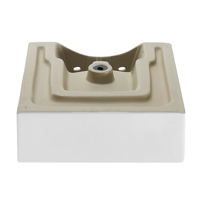 Voltaire 18" Square Wall-Mount Bathroom Sink