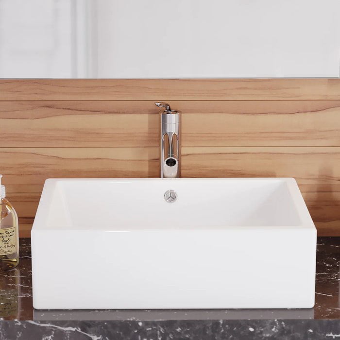 Voltaire 19.5" Square Vessel Bathroom Sink
