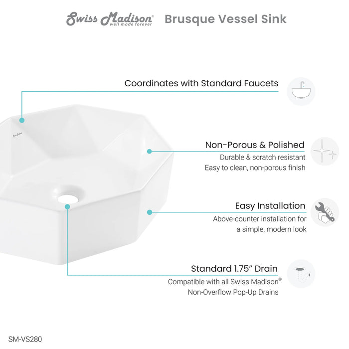 Brusque Vessel Sink
