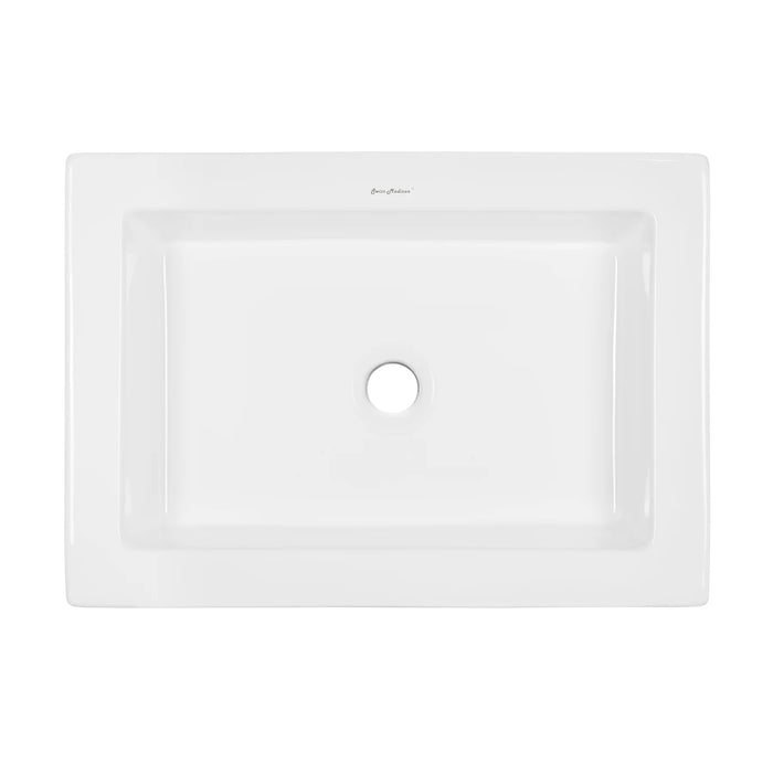 Voltaire 22" Rectangle Vessel Bathroom Sink