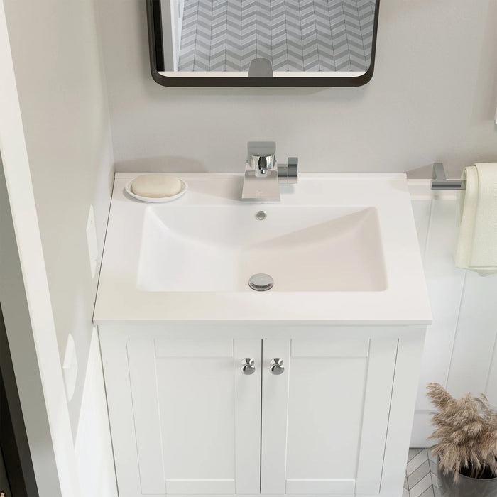24" Vanity Top Bathroom Sink