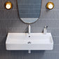 Carre 36” Rectangle Wall-Mount Bathroom Sink