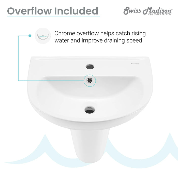 Caché 21" Wall-Mount Bathroom Sink